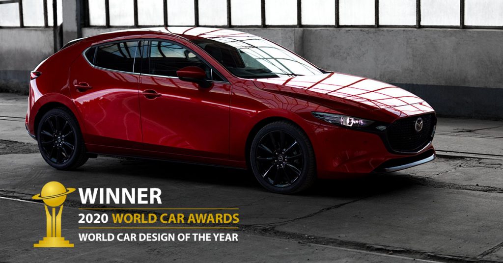3. ข่าวรถวันนี้ : ALL-NEW MAZDA3 คว้ารางวัลรถยนต์ที่ออกแบบยอดเยี่ยมแห่งปี WORLD CAR DESIGN OF THE YEAR 2020