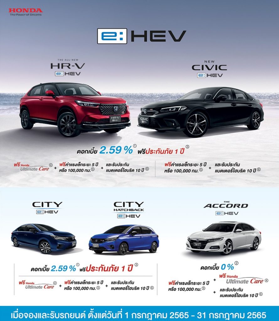 ฮอนด้า ชูไฮไลต์ ‘ซีวิค อี:เอชอีวี ใหม่’ งาน Fast Auto Show 2022
